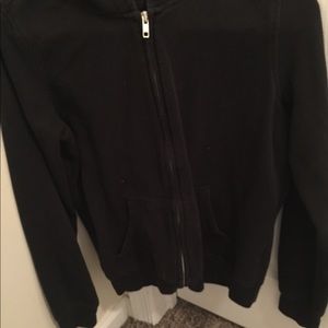 Black zip up hoodie